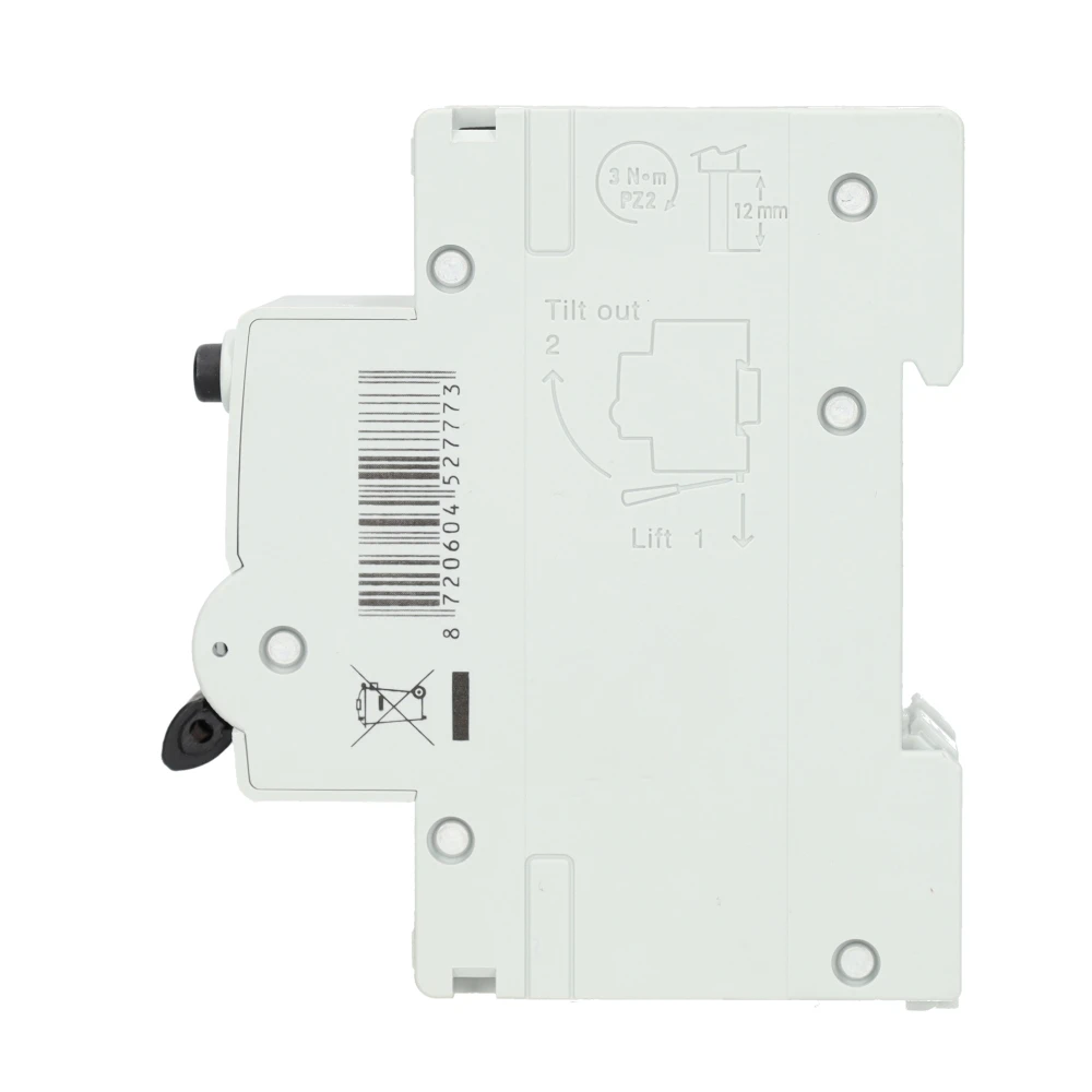 Miniatuur van EMAT aardlekautomaat 1-polig+nul 10A C-kar 300mA 2 modules (85006423)