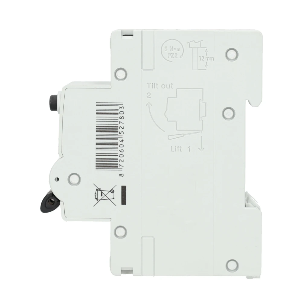 Miniatuur van EMAT aardlekautomaat 1-polig+nul 20A B-kar 300mA 2 modules (85006426)