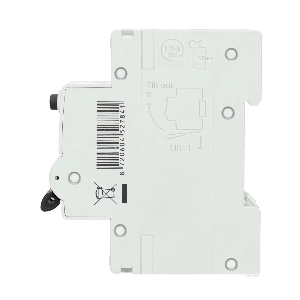 Miniatuur van EMAT aardlekautomaat 1-polig+nul 32A B-kar 300mA 2 modules (85006430)