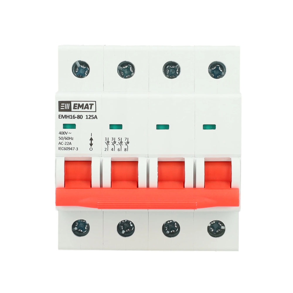 Miniatuur van EMAT hoofdschakelaar 4-polig 125A (85005005)