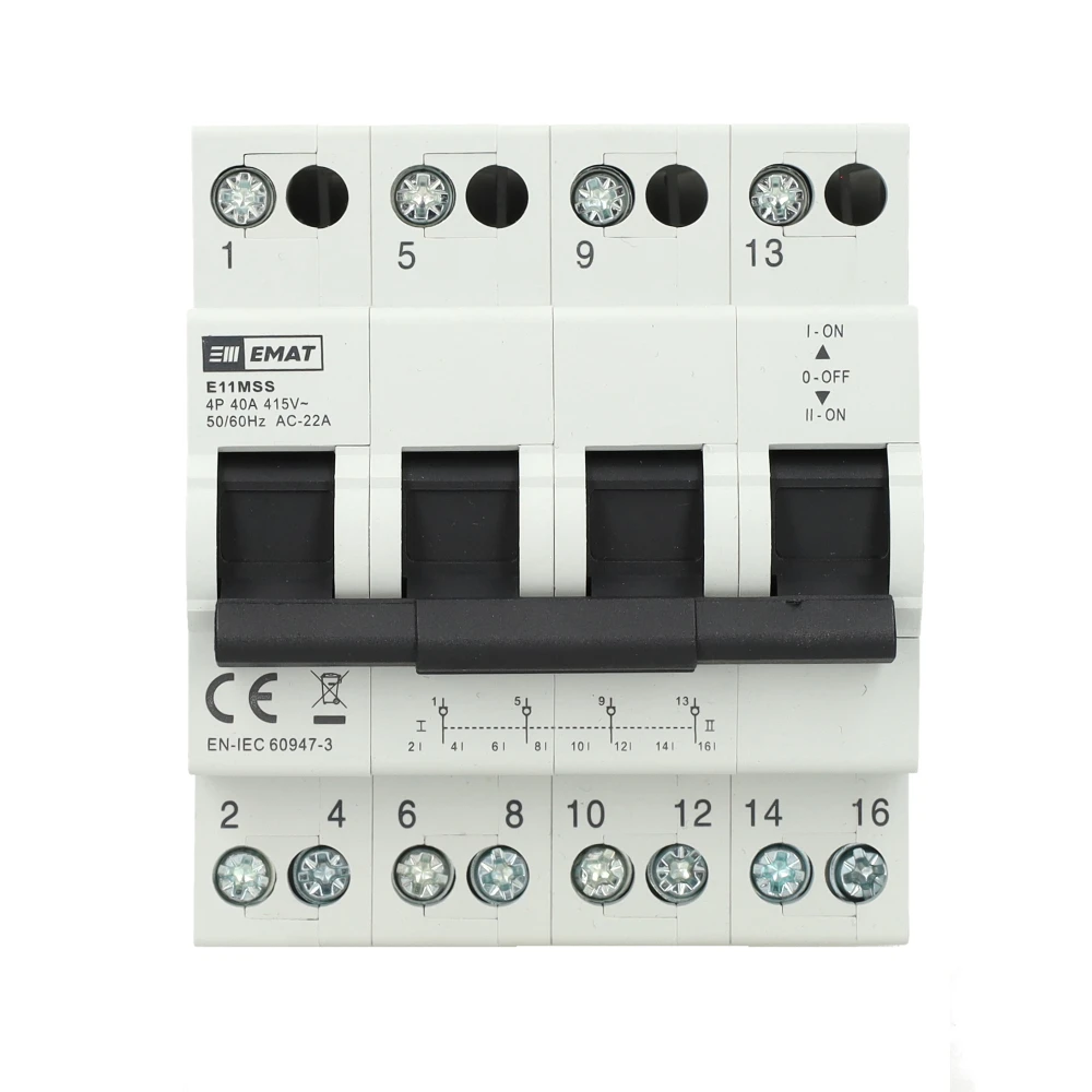 Miniatuur van EMAT omschakelaar 4-polig 40A (85005023)