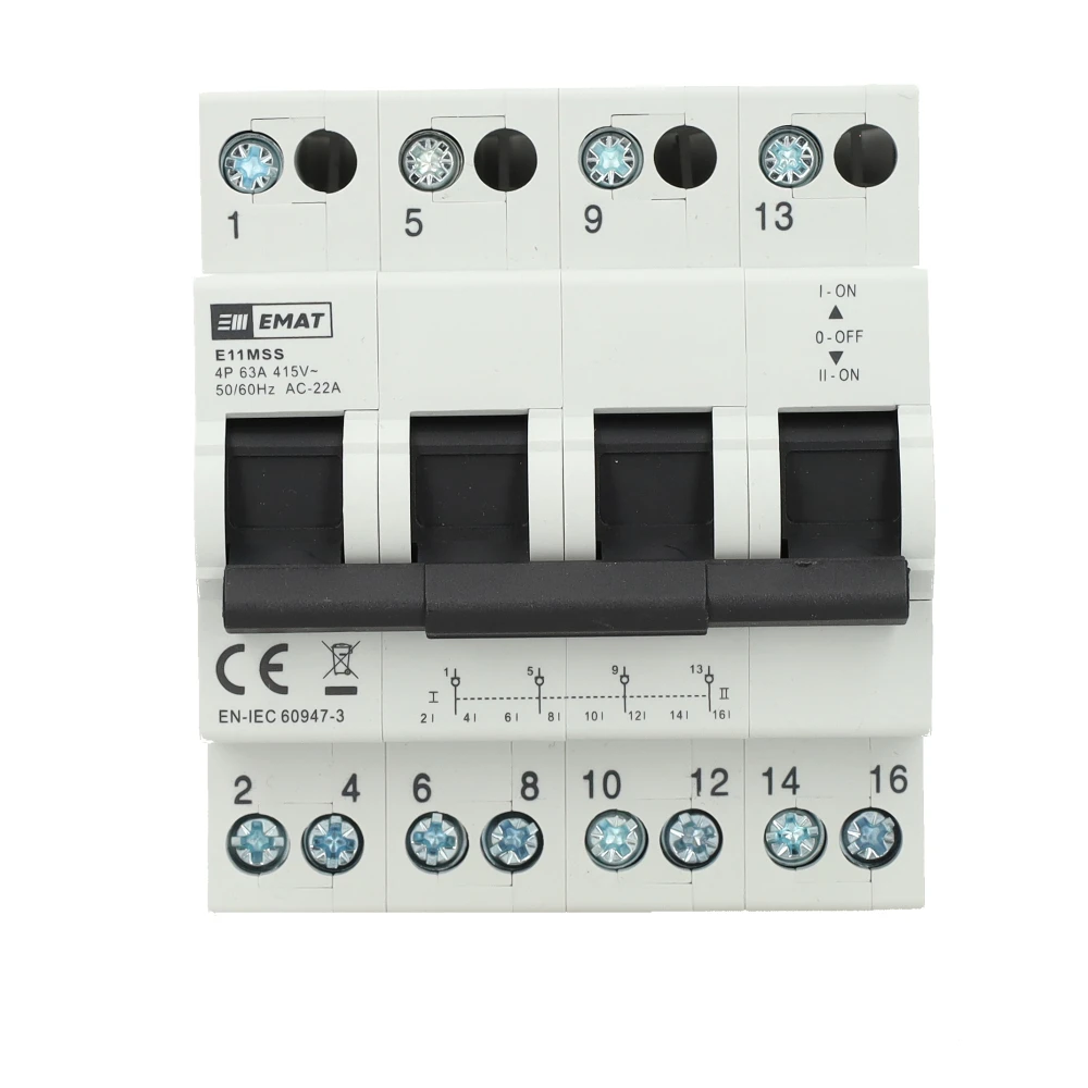 Miniatuur van EMAT omschakelaar 4-polig 63A (85005024)