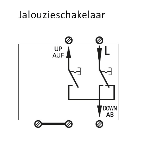 Miniatuur van Kopp sokkel jaloezieschakelaar voor afdekking dubbele drukknop niet-terugverend inbouw (504500004)