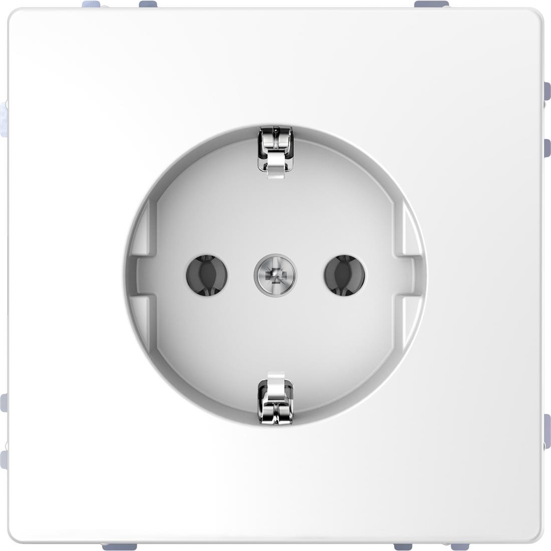 Miniatuur van Merten by Schneider Electric D Life wandcontactdoos met steekklemmen - lotuswit (MTN2301-6035)