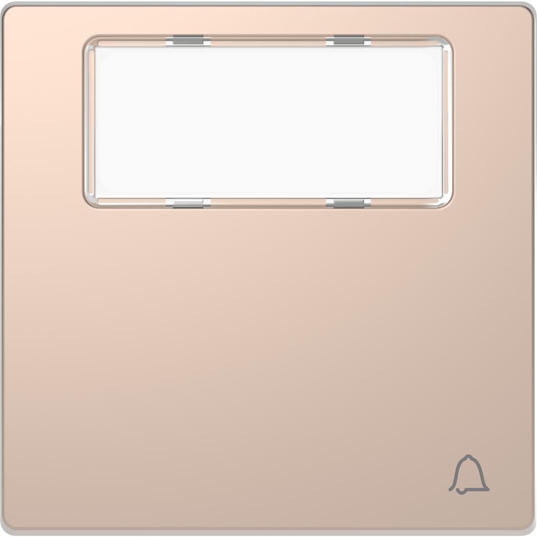 Miniatuur van Schneider Electric D Life wisselwip met informatieveld - champagne metallic (MTN3365-6051)