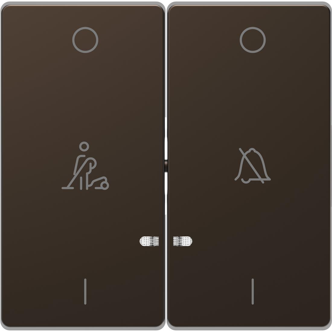 Miniatuur van Schneider Electric D Life seriewip met opdruk - mocca metallic (MTN3429-6052)