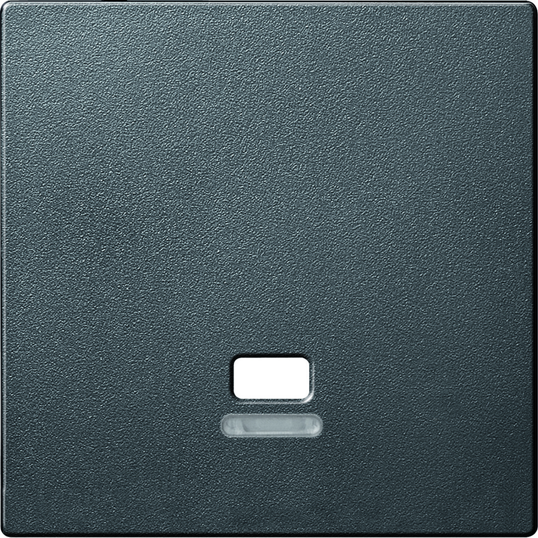 Miniatuur van Merten by Schneider Electric systeem M centraalplaat met controlevenster voor trekschakelaar - antraciet (MTN3380-0414)