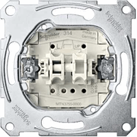 Miniatuur van Merten by Schneider Electric jaloezieschakelaar impulsdrukker 10A (MTN3755-0000)