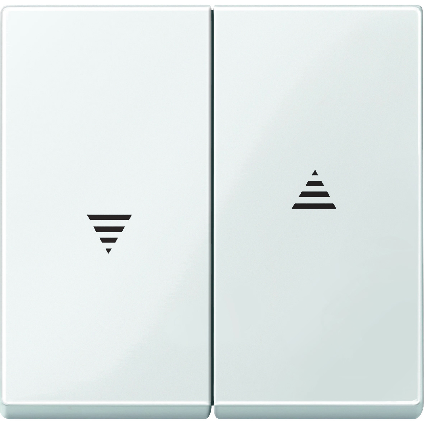 Miniatuur van Merten by Schneider Electric systeem M wip voor jaloezieschakelaar - polarwit (MTN432419)