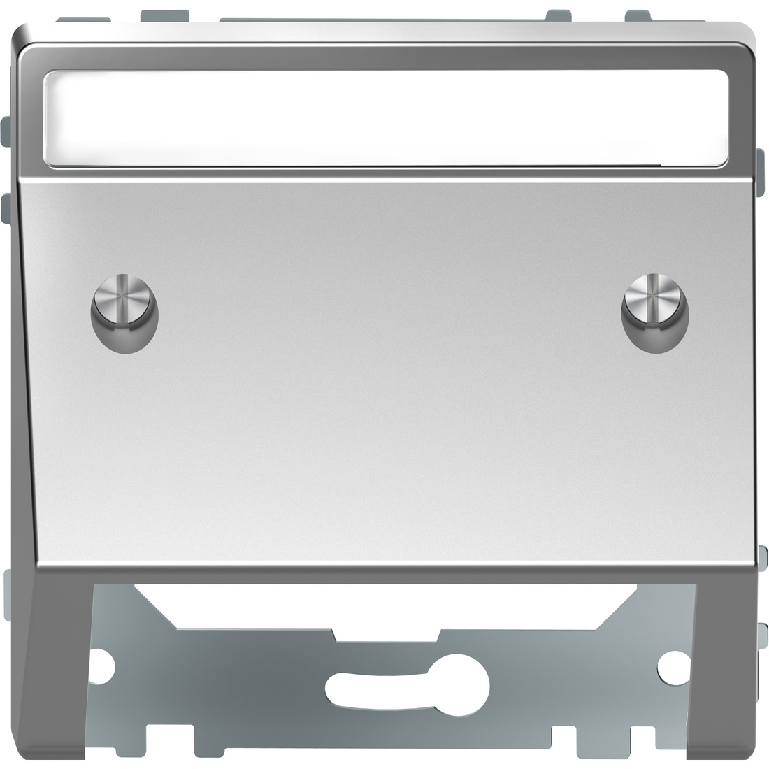 Miniatuur van Merten by Schneider Electric D Life schuine afdekkap voor inbouwelement - RVS look (MTN4540-6036)