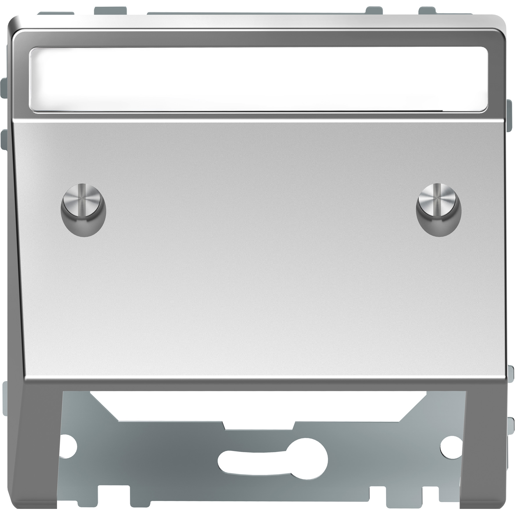 Miniatuur van Merten by Schneider Electric D Life schuine afdekkap voor inbouwelement - RVS look (MTN4540-6036)