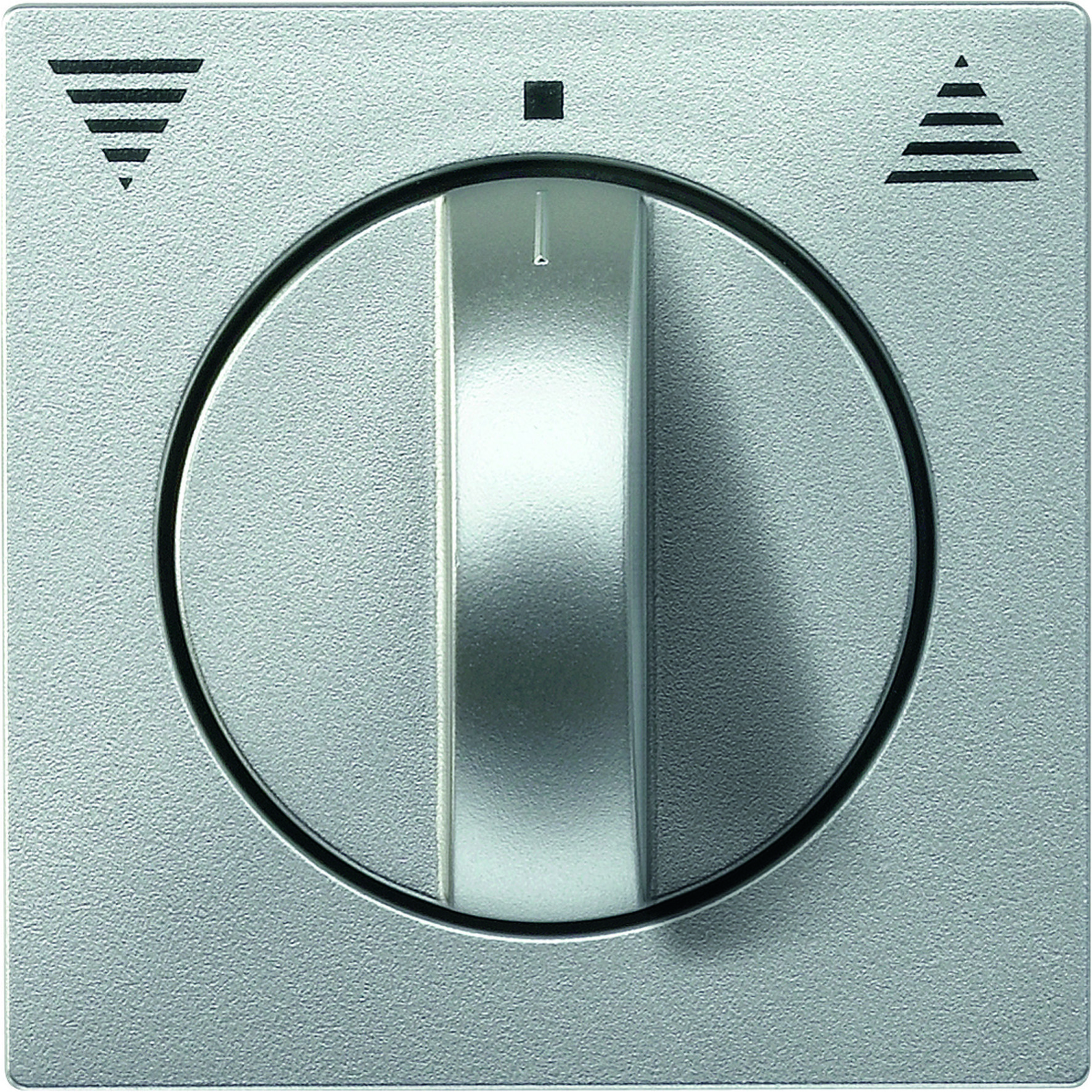 Miniatuur van Merten by Schneider Electric systeem M centraalplaat met draaigreep - aluminium (MTN569860)