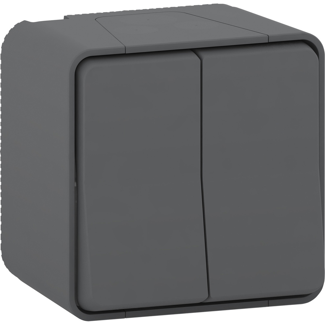Miniatuur van Schneider-Merten serieschakelaar opbouw IP55 - Mureva Styl mat grijs (MUR35022)
