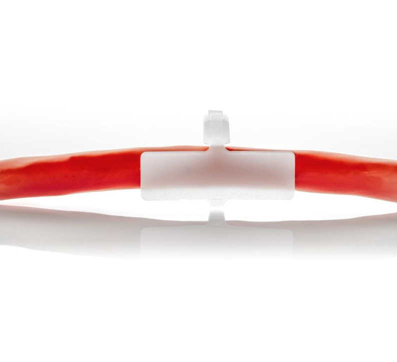 Miniatuur van WKK tie wraps 2.5x200mm met markeerlabel (25.4x8.0mm) transparant - per 100 stuks (112122971)