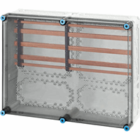 Miniatuur van Hensel 6655 railsysteemkast 400A 5-polig 600x450mm