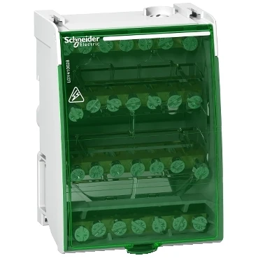 Miniatuur van Schneider Electric aansluitblok 4-polig 100A 4X7 aansluitingen (LGY410028)