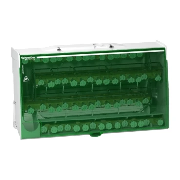 Miniatuur van Schneider Electric aansluitblok 4-polig 125A 4x15 aansluitingen DIN-rail (LGY412560)