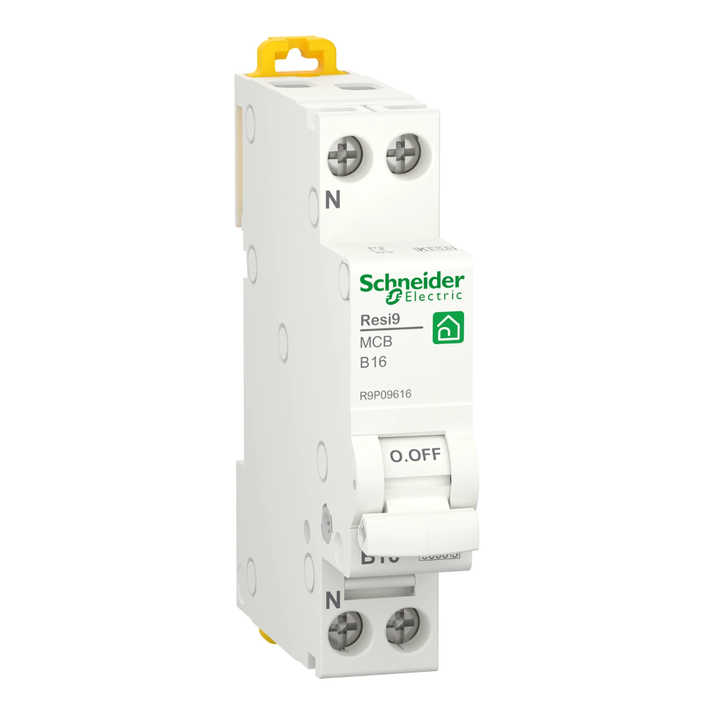 Miniatuur van Schneider Electric installatieautomaat B16 1-fase (1P+N) 6kA (R9P09616)