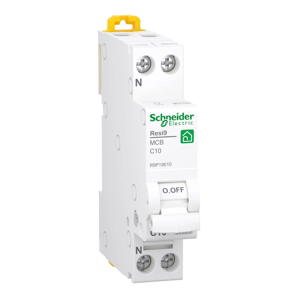 Miniatuur van Schneider Electric installatieautomaat 1-polig+nul 10A C-kar (R9P19610)