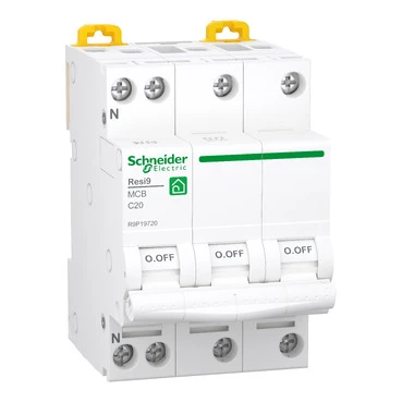 Miniatuur van Schneider Electric krachtgroep 3-polig+nul 20A C-kar (R9P19720)