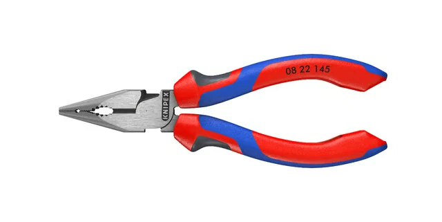 Miniatuur van KNIPEX mini combinatietang spits kracht 145mm met 3-comp comfort handgreep KNIPEXtend (0822145)