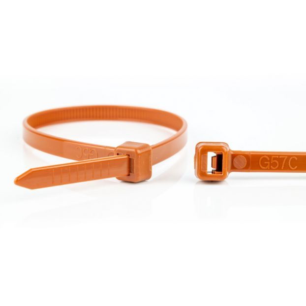 Miniatuur van WKK tie wraps 4.8x200mm bruin - per 100 stuks (110126171)