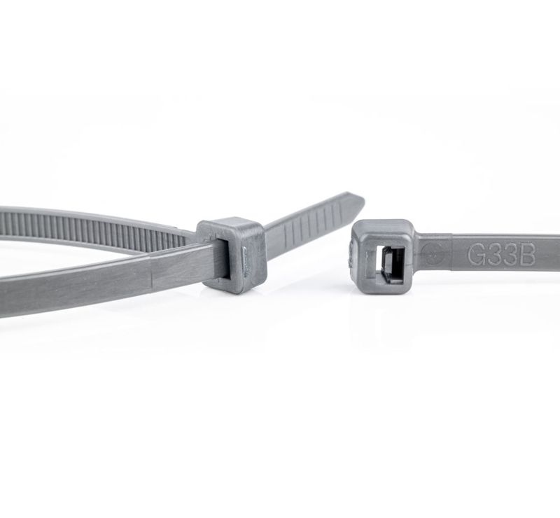 Miniatuur van WKK tie wraps 2.5x100mm grijs - per 100 stuks (11032871)