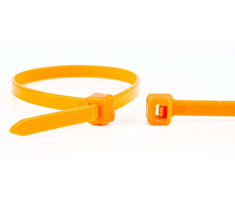 Miniatuur van WKK tie wraps 3.6x300mm oranje - per 100 stuks (110194371)