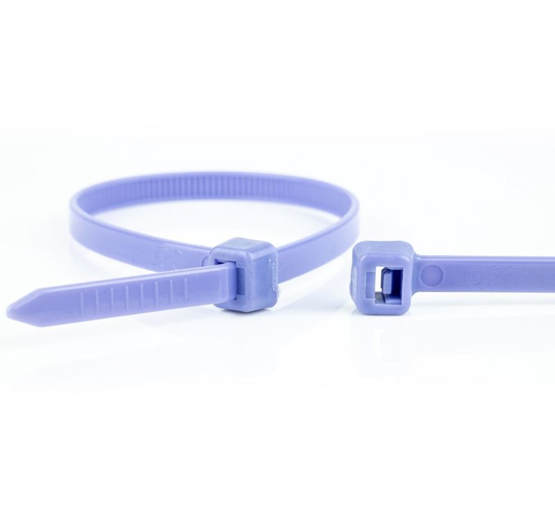Miniatuur van WKK tie wraps 3.6x200mm paars - per 100 stuks (110124771)