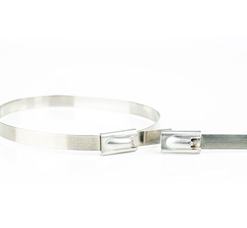 Miniatuur van WKK tie wraps 4.6x360mm staal(304) ongecoat - per 100 stuks (17021571)