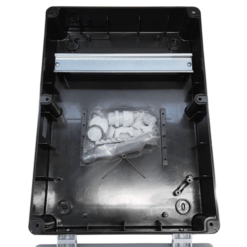 Miniatuur van EMAT Ledige kunststof wandverdeler IP44 met 2x CEE 5P 16A en 4x schuko 16A (EW000121)