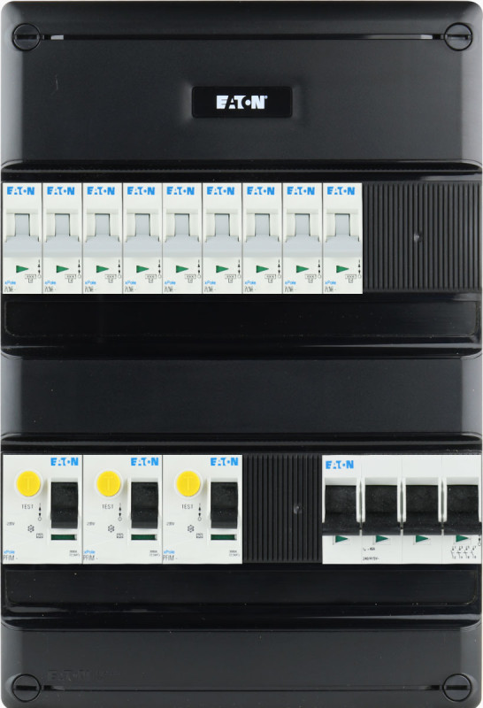 Miniatuur van Eaton groepenkast 9 groepen 3 fase 220x330 (BxH)