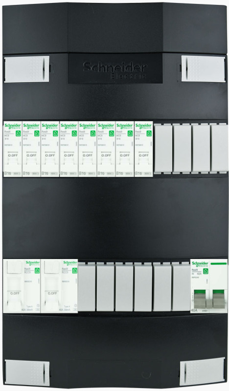 Miniatuur van SCHNEIDER groepenkast 8 groepen 1 fase 220x380 (BxH)