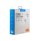 Technetix Coaxkabel IEC male/female 10M wit
