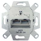 Rutenbeck universele data wandcontactdoos UAE inbouw basiselement UTP 2-voudig Cat6A(39071)