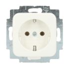 ABB Busch-Jaeger inbouw stopcontact met randaarde 1-voudig - alpin wit (20 EUC-214-503)