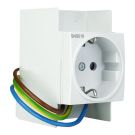 Hager Vision uitbreidingsset wandcontactdoos DIN-rail (VKS09SW)