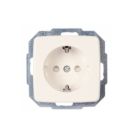 Kopp RIVO stopcontact met randaarde en kinderbeveiliging 1-voudig wit