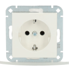Kopp HK07 stopcontact inbouw met randaarde 1-voudig wit