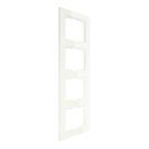 EMhub Quadro55 (by Kopp) afdekraam 4-voudig - zuiver wit glanzend (4088011)