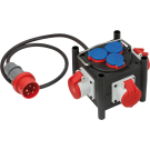 BRENNENSTUHL stroomverdeler 6-voudige 16A 5-polig 400V IP44 (1153680100)