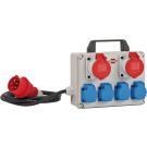 BRENNENSTUHL stroomverdeler 6-voudig 16A 5-polig 400V IP44 (1153650)