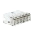 EMhub lasklem 5-voudig 0,2-4 mm² met hendel - per 25 stuks (4083017)