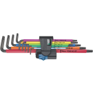Wera torxsleutelset stiftsleutel haaks 967/9 TX XL Multicolour HF1 TX8-TX40 - 9 delig (05024470001)