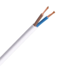 VMVL (H05VV-F) kabel 2x0.75mm2 wit per meter