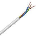 VMVL (H05VV-F) kabel 3x1mm2 wit per meter