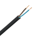 VMVL (H05VV-F) kabel 2x1mm2 zwart per meter