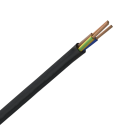 VMVL (H05VV-F) kabel 3x2.5mm2 zwart per meter