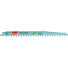 MPS reciprozaagblad CrV hout en plaat grof Profi Wood Line lengte 240mm TPI 3 - blister van 5 stuks (4055-5)