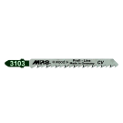 MPS decoupeer zaagblad CrV hout fijn Profi Wood Line lengte 100mm TPI 6 - blister van 5 stuks (3103-5)